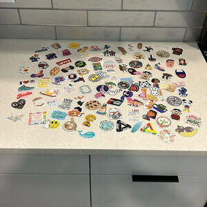 Lot #1 of  a verity of stickers